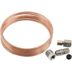 1/8 Copper Tubing Oil Pressure Mechanical Gauge Line Kit – 1/8 - Foto 2